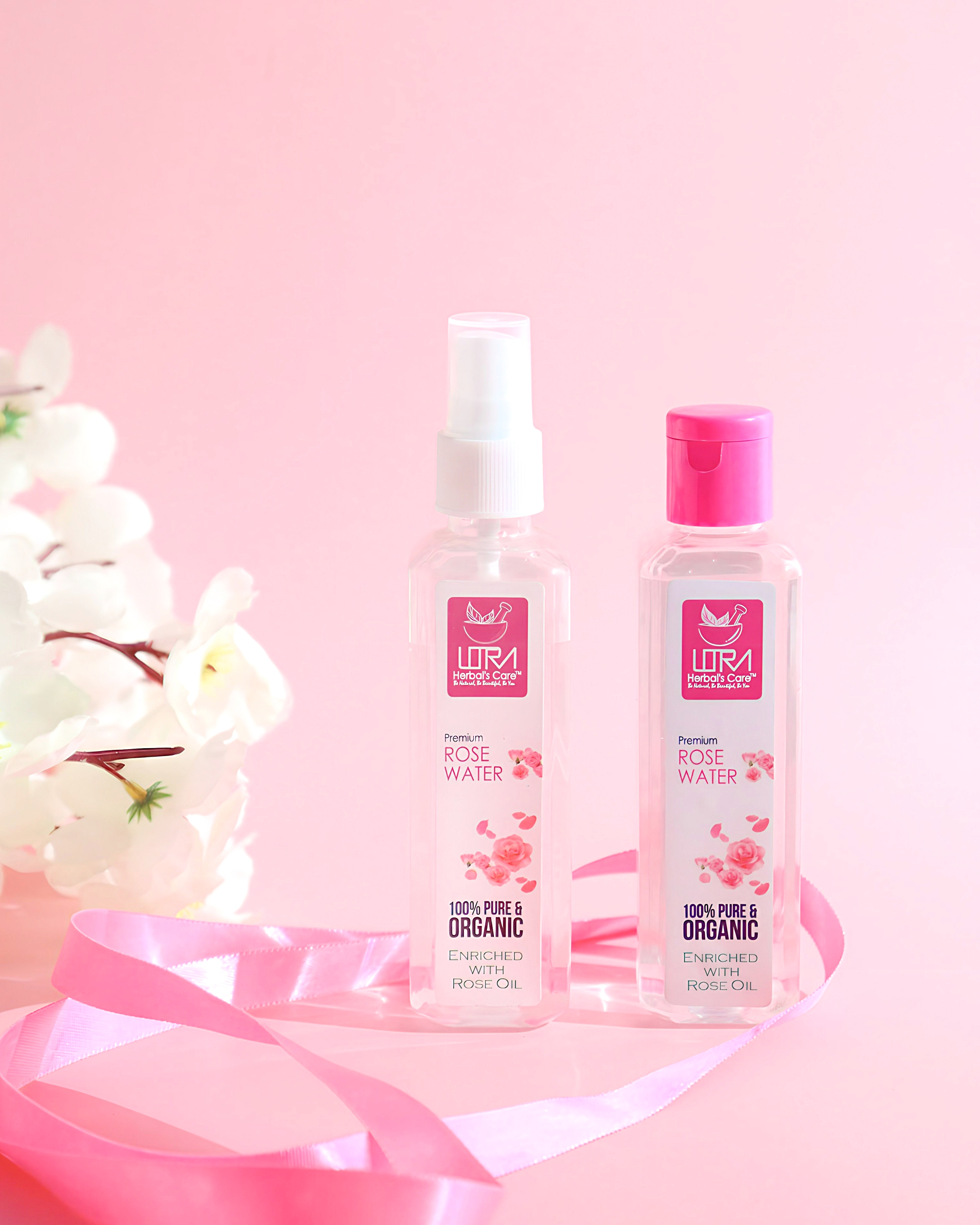 Rose Water Spray - Pack of 2 (500 ml each)